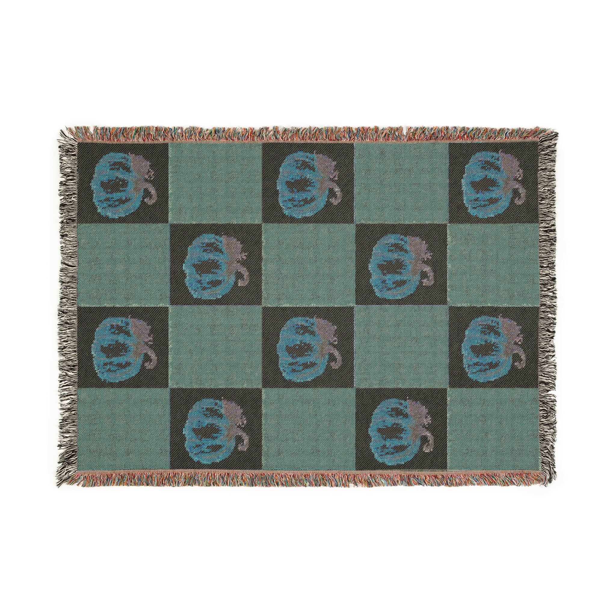 Cozy Woven Blanket for Home Decor, Fall Pumpkin Throws, Vintage Pumpkin Art, Gift for Cozy Nights, Halloween Decor